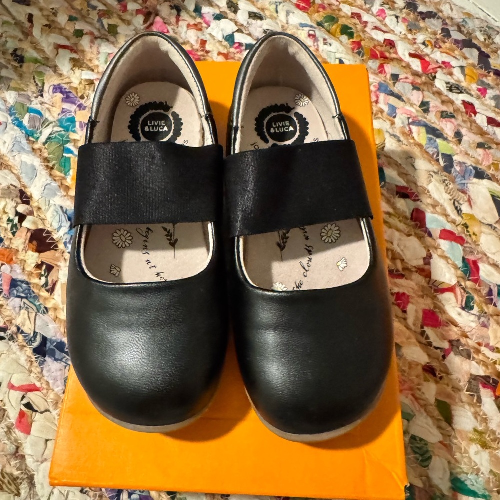Livie & Luca Black Girls' Mary Jane Dress Shoes